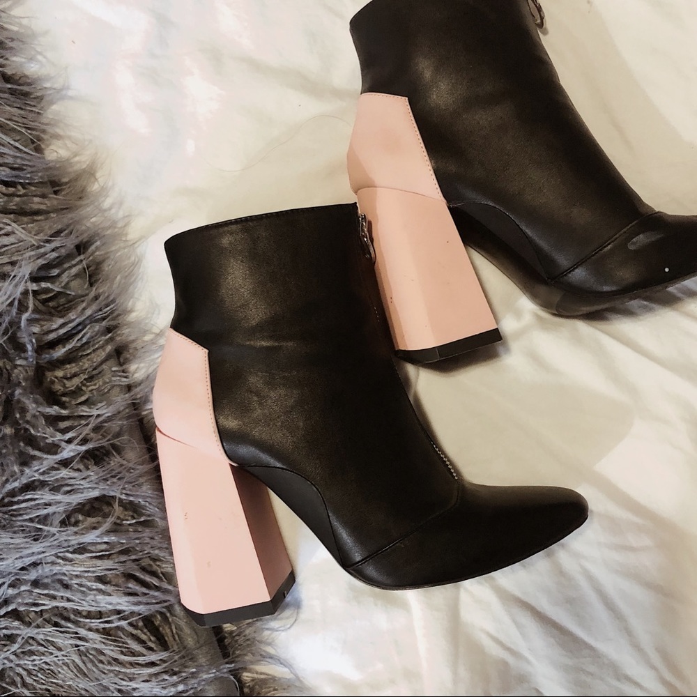 Color Block booties